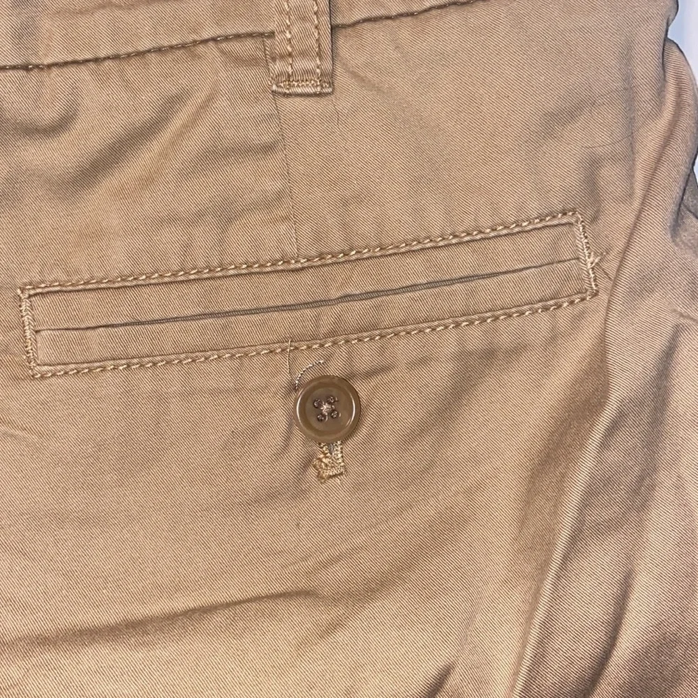 Khaki J. Crew Chino shorts size 4